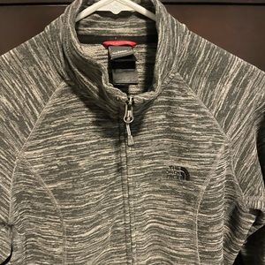 Grey and black fleece